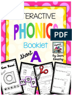 Interactive Phonics Booklet Short A