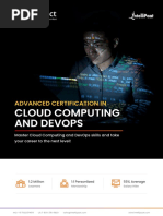 Advanced Certification in Cloud Computing and DevOps