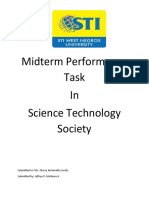 Midterm Performance Task (STS)