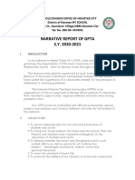 Narrative Report of Gpta-2020-2021