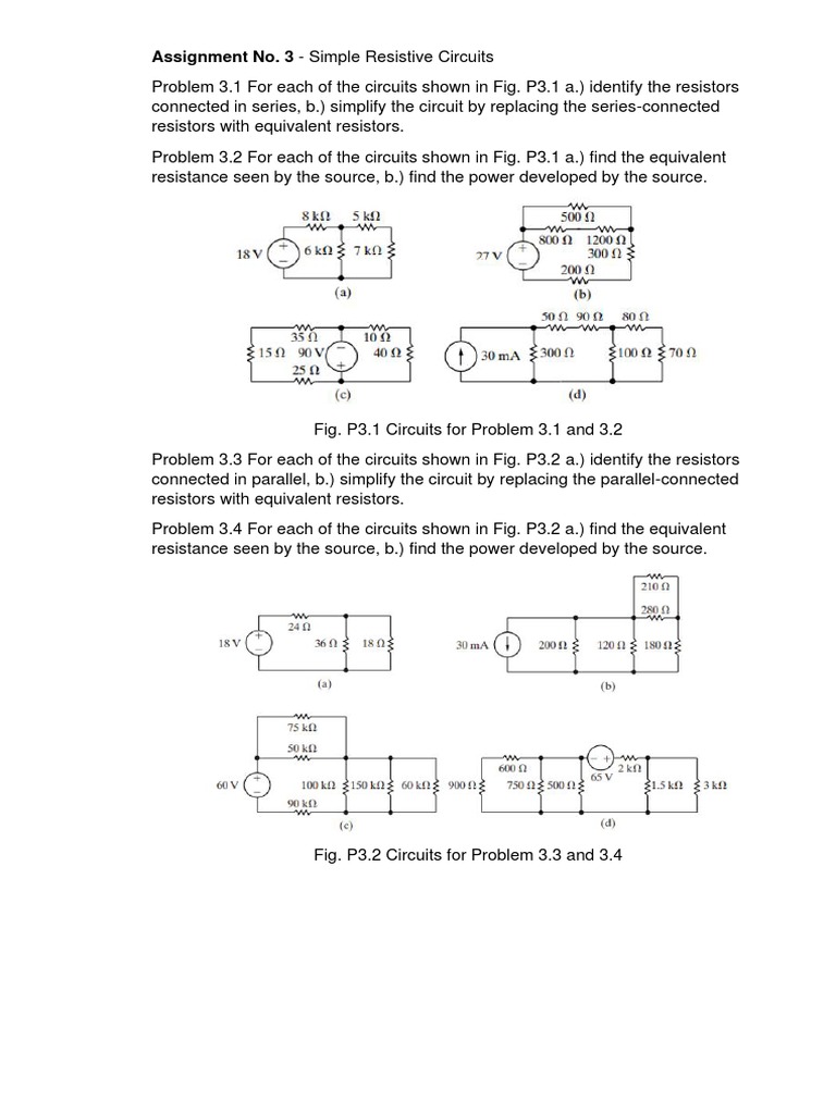 Activity 3-Simple Resistive Circuits | PDF
