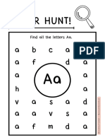 Letter Hunt Game