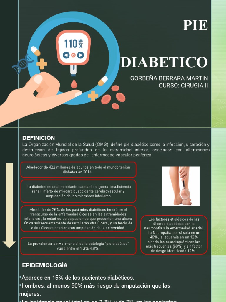 Pie Diabetico PDF Diabetes Pie