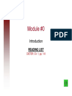 Ed5252 Mechanical Behaviour of Materials Notes
