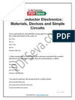 Semiconductor Electronics Materials Devices and Simple Circuits MCQ Questions For Class 12 Physics By.