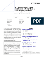 Guide To A Recommended Format For The Identification of Concrete in A Materials Property Database