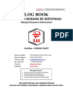 Log Book: Laporan Borang Re-Sertifikasi