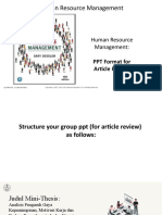 2022 - HRM - Format PPT Untuk Article Review