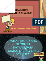 Penilaian Hasil Belajar