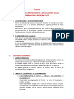 Deber de documentación y contabilidad de las operaciones mercantiles