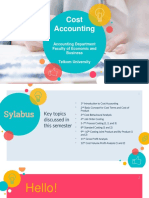 Cost Accounting Syllabus Explains Key Concepts