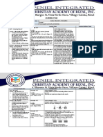 Learning Plan - Grade 1 (Social Studies)