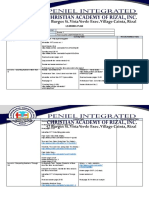 Learning Plan - Grade 1 (Mathematics)