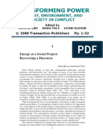 Energy As A Social Project - Recovering A Discourse - Byrne&Toly 2006