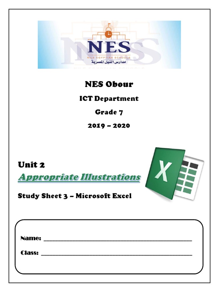 G7 - Block2 - Sheet3 - Appropriate Illustrations - Excel | PDF | Chart ...