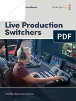 Live Production Switchers: Installation and Operation Manual