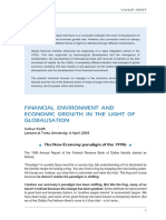 Financial Environment in Globalization