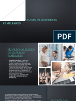 Profesionalizacion de Empresas Familiares - Grupo 8