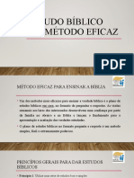 Estudo Biblico Um Metodo Eficaz