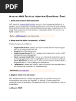 Amazon Web Services Interview Questions