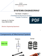 Lecture 03 Translational Mechanical Systems