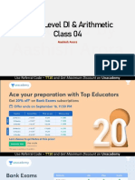 Mains Level DI & Arithmetic Class 04