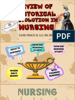 Historal Evolution of Nursing