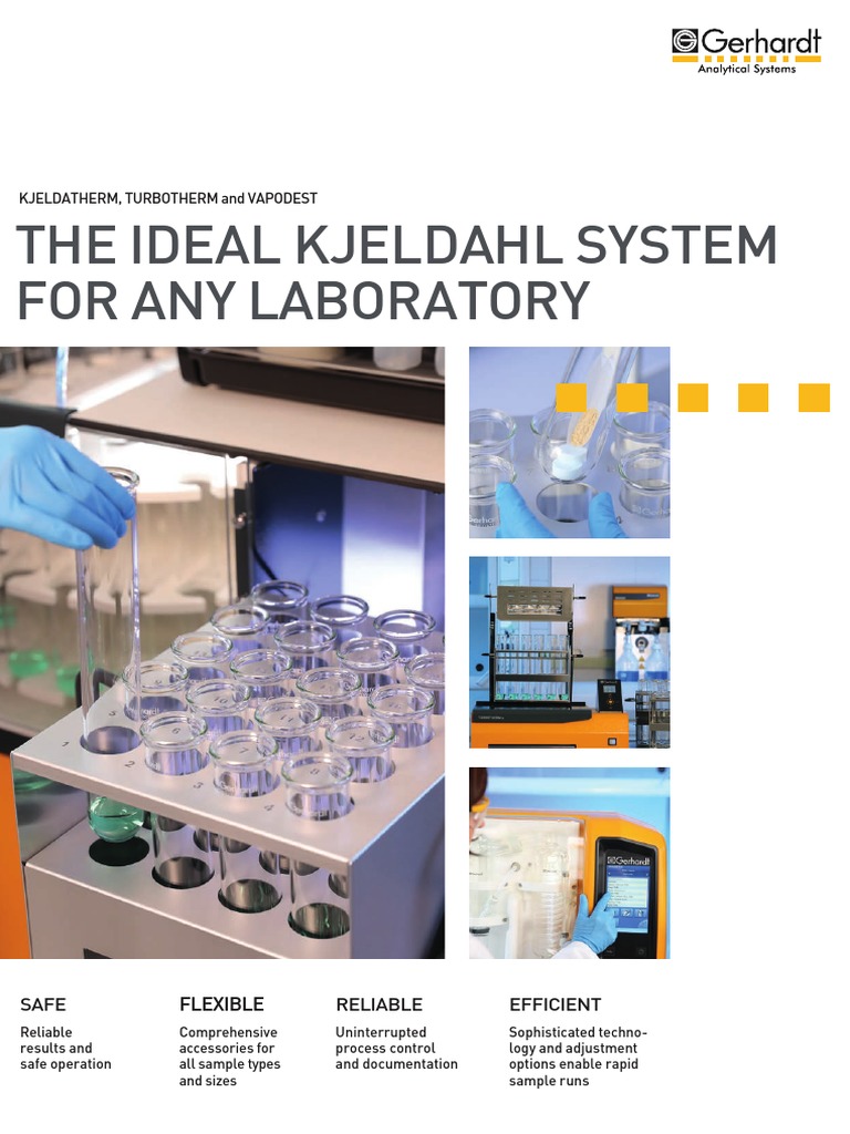 Brochure Kjeldahl English PDF Chemistry