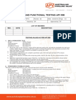 APV Test Procedure API 598