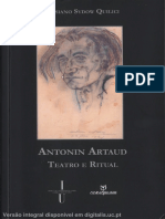 ARTAUD, Antonin - Teatro e Ritual