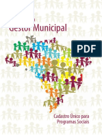 Guia Do Gestor Municipal Cadastro Único para Programas Sociais