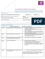 Dispute Transaction Form