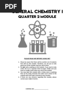 General Chemistry I Quarter 2 Modules