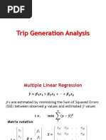 Trip Generation Analysis