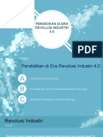 Pendidikan Di Era Revolusi Industri 4.0