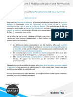 9 Mail Candidature Master Universite Formation Exemple