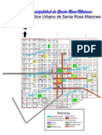 Plano de La Ciudad de Santa Rosa Misiones