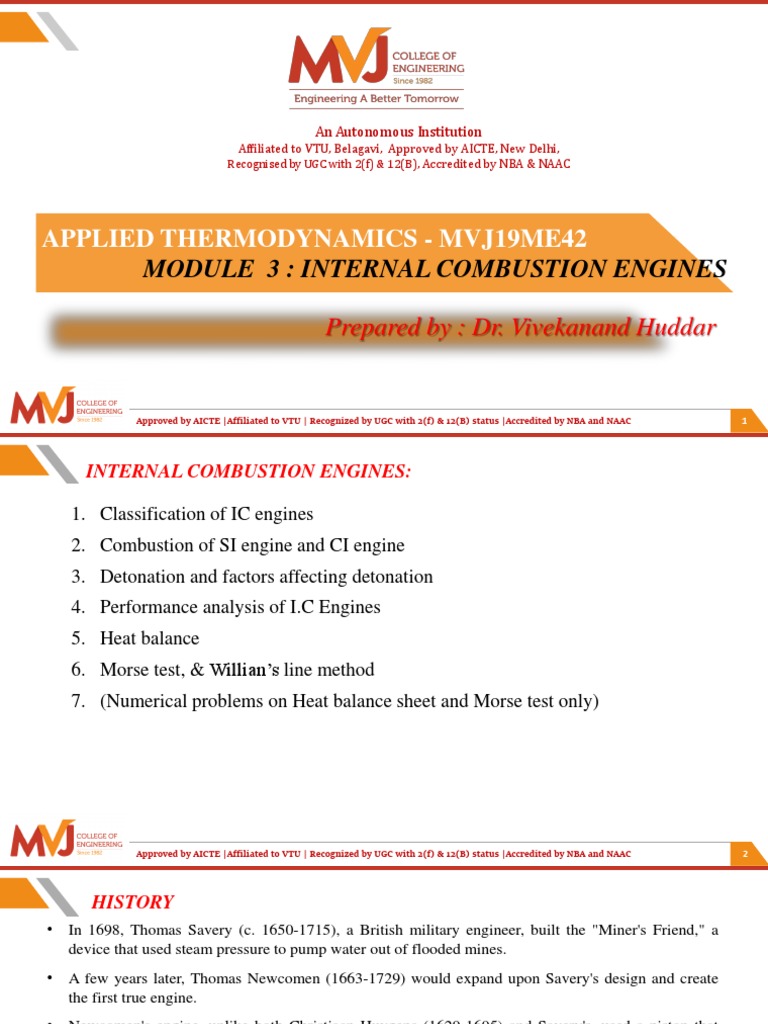 IC Engine Classifications and Types PDF Internal Combustion Engine