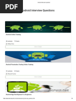 Android Interview Questions