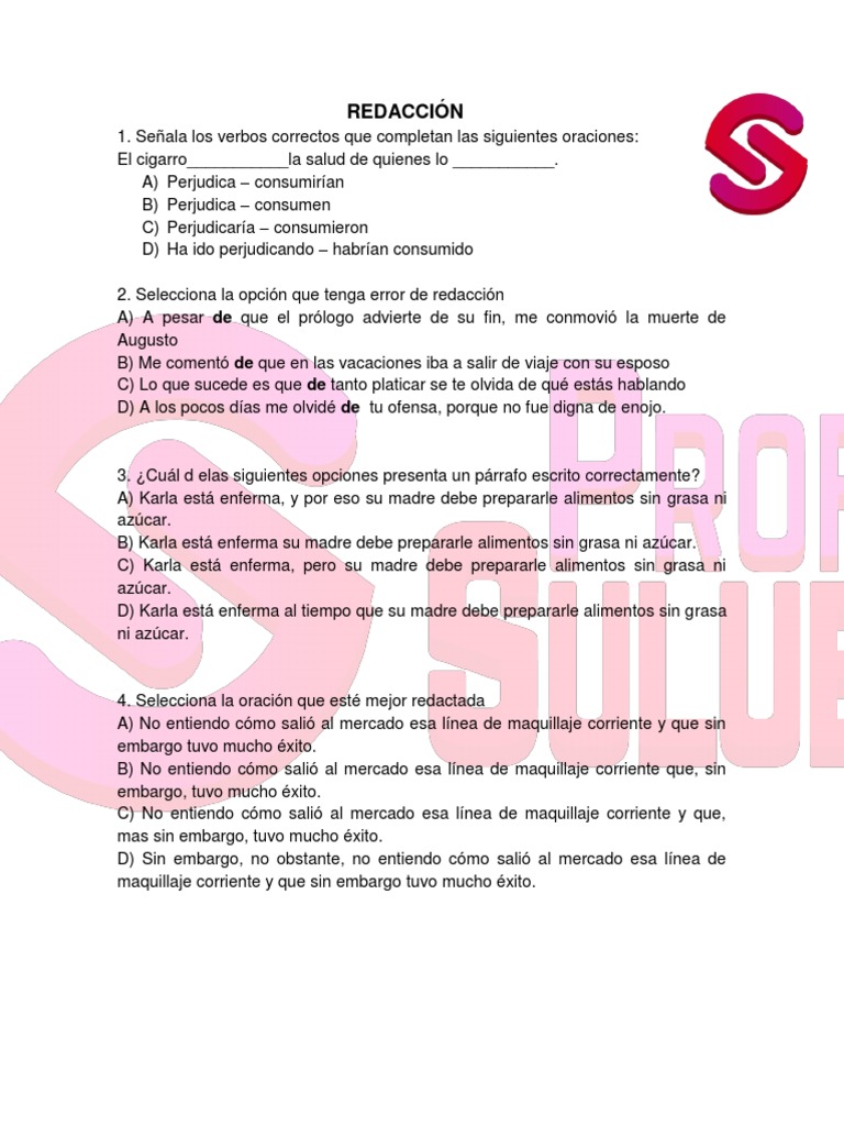 Ejercicios de Redacción y Corrección | PDF | Núcleo atómico | Neutrón
