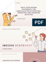 UCLM SHS Income Statement Guide