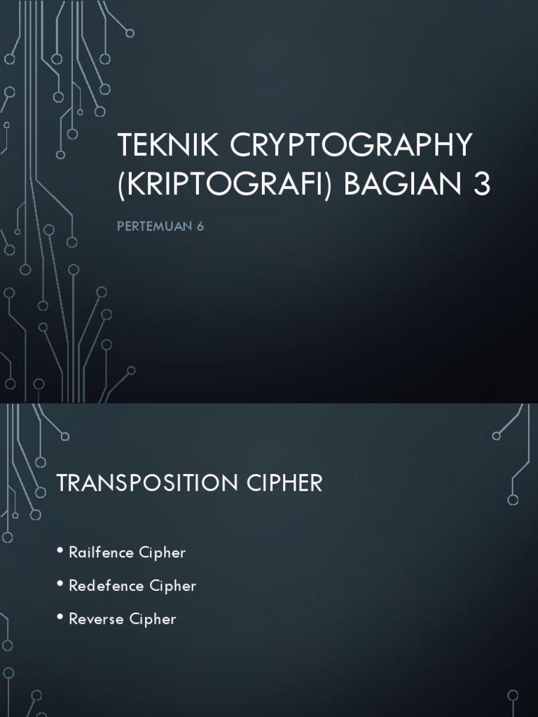 Teknik Redefence dalam Kriptografi | PDF