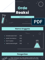Kimia Orde Reaksi