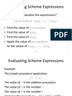 How Scheme Evaluates Expressions