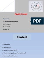 Electric Current Explained