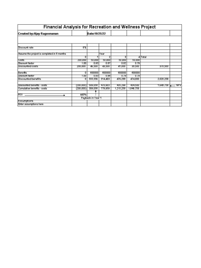 Financial Analysis Pdf Example