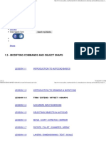 TRIM EXTEND OFFSET OSNAPS in AutoCAD Tutorial and Video