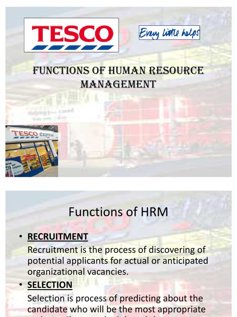 Tesco Recruitment Process Overview | PDF | Apprenticeship | Recruitment