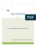 Testes de Software com Ferramentas de Automação