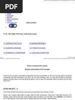 3D Exercises - AutoCAD 2016 Tutorial and Videos